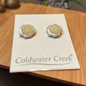 Coldwater Creek winter charm earrings NWT